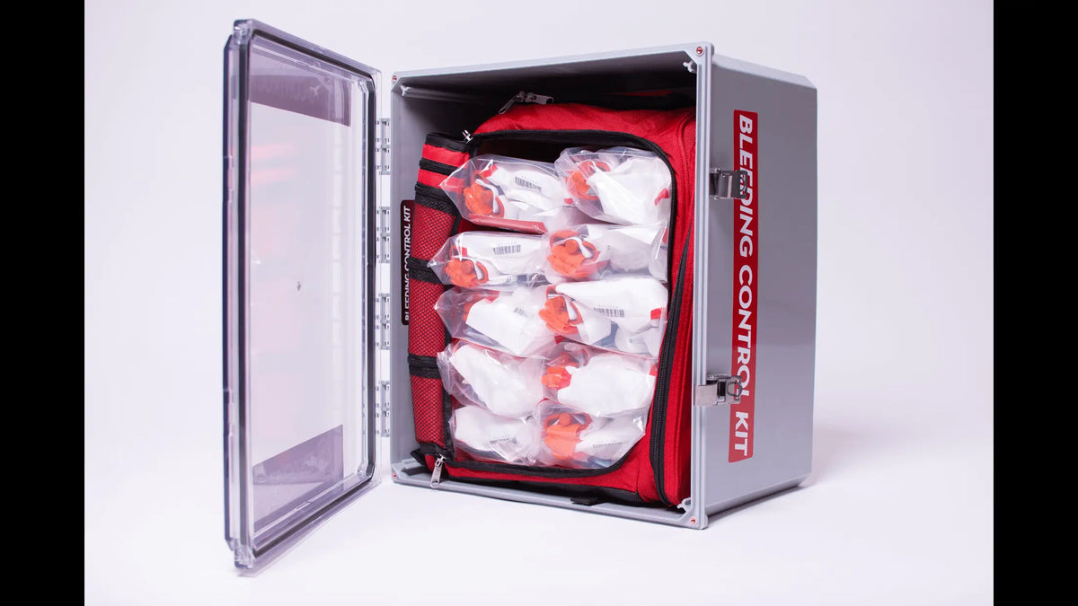 Bleeding Control Station – 8 Kits | Talacko Safety – Life Safety Store