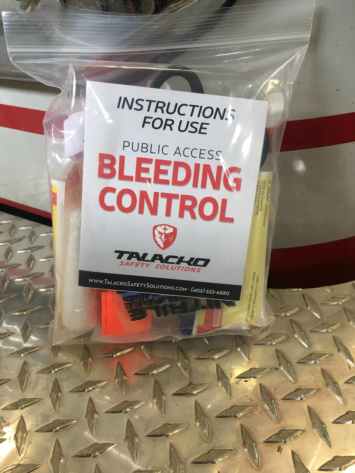 Bleeding control kits come in basic, intermediate or advanced and are life saving equipment